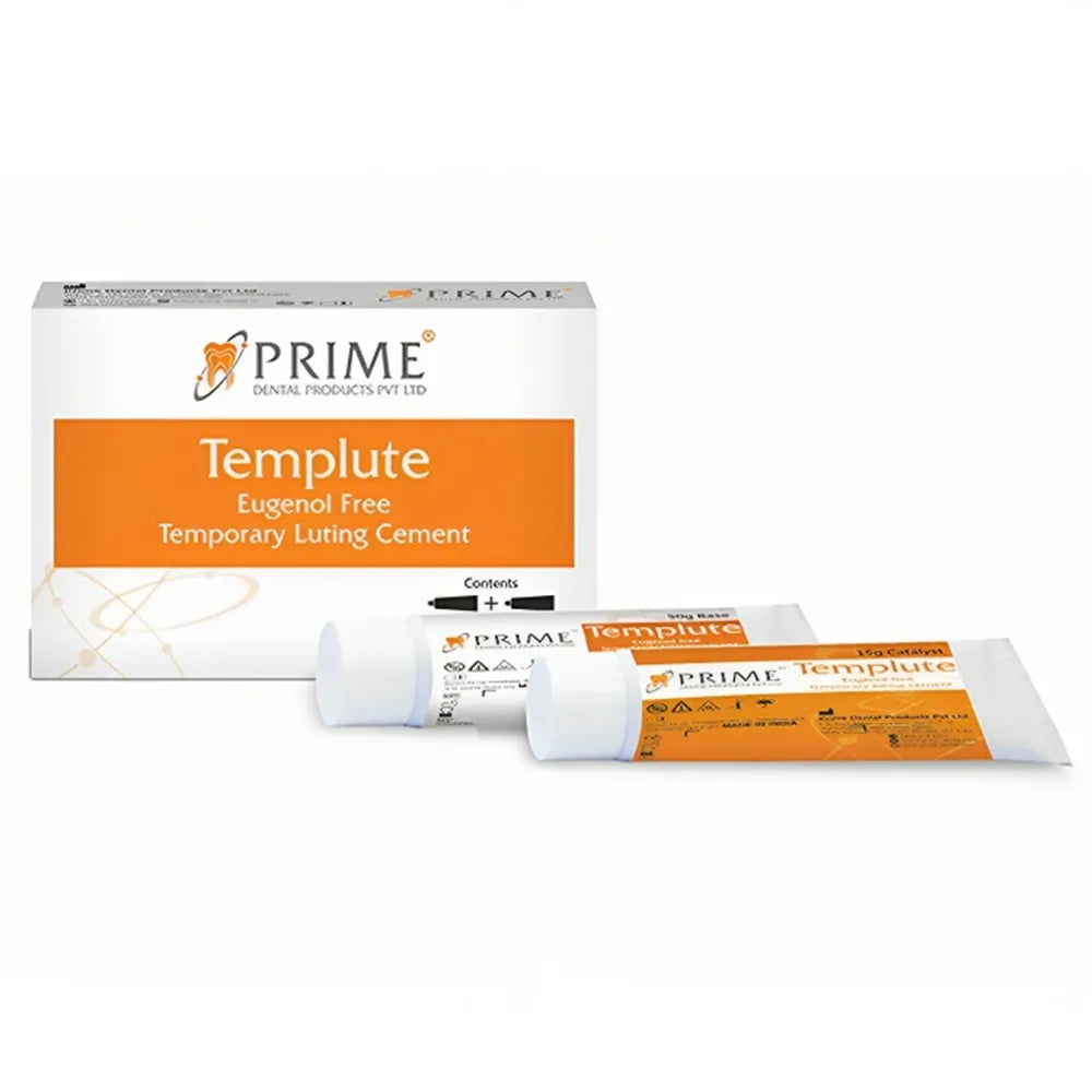 Prime Dental Templute – Eugenol‑Free Temporary Luting Cement