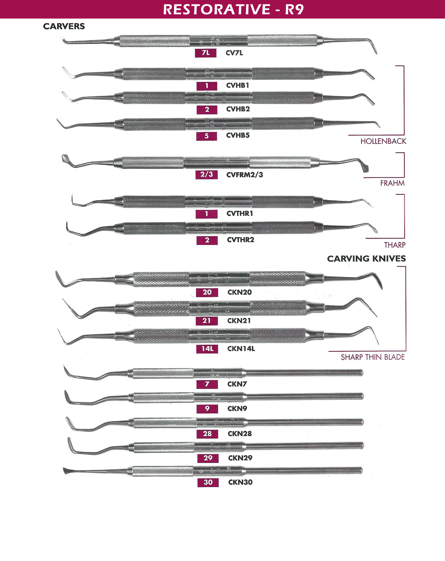 Restorative Tools