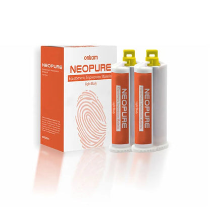 ORIKAM Neopure A-Silicone Impression Material Kit | 400GM X 2 Tub + 78GM X 2 Cartridges | Impression Material